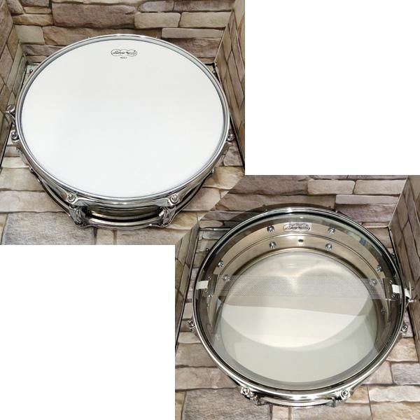 最高品質の Ludwig スネア LB414 LB417 Black Ludwig Beauty ブラック