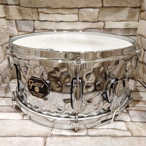 中古】GRETSCH / G4168HB HAMMERED CHROME OVER BRASS 13x6 SD【送料