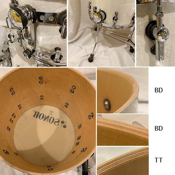 GATEWAY特選中古】SONOR / 90's DESIGNER 18.12.14 3点セット GATEWAY特選中古】SONOR / 90's DESIGNER 18.12.14 3点セット