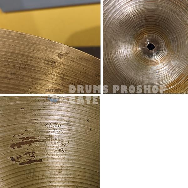 【ビンテージ】ZILDJIAN / 60's A ZILDJIAN MEDIUM HEAVY RIDE 20【送料目安:M】 - GATEWAY  WEB SHOP