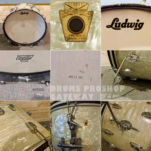 GATEWAY特選ビンテージ】LUDWIG / 1966 SUPER CLASSIC 22.13.16