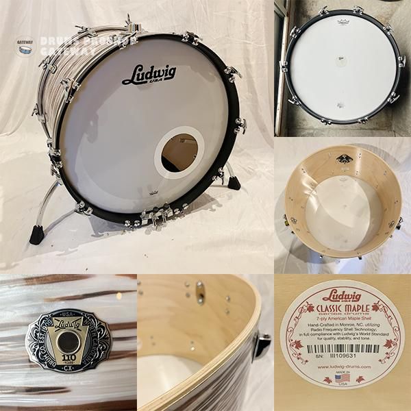 GATEWAY特選中古】LUDWIG / 110th CLASSIC MAPLE 22.13.16