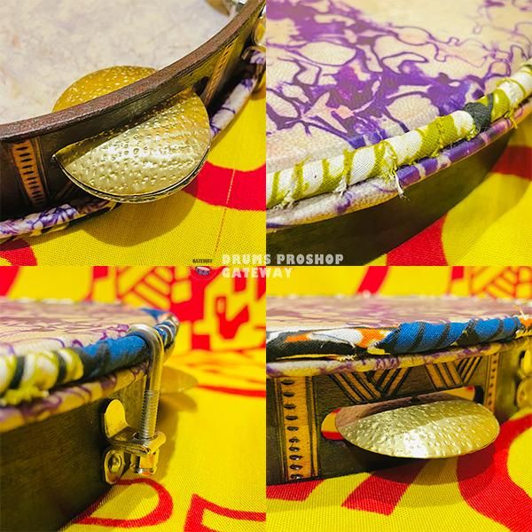 MESTRE LUA RASTA パンデイロ10” インチ ブラジル直輸入】 MESTRE LUA RASTA / PANDEIRO 10” #1【送料