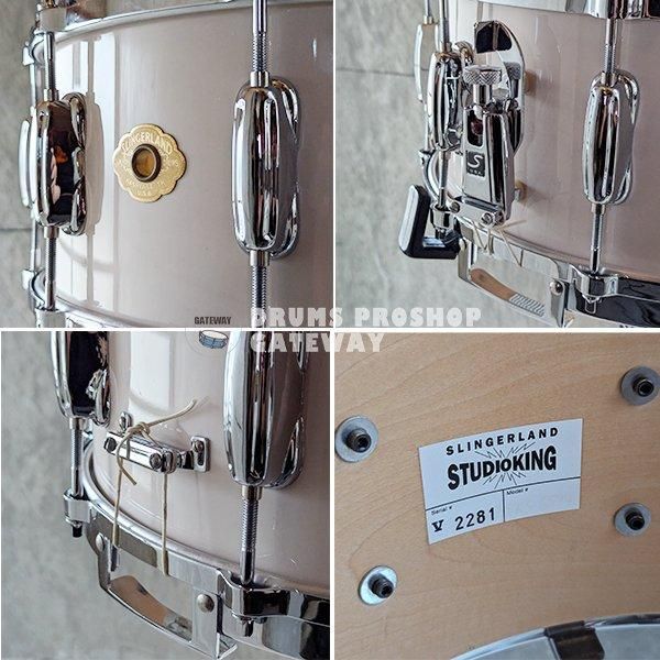 中古】SLINGERLAND / 90's STUDIO KING スネア 14x6.5【送料目安