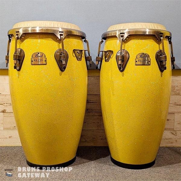 中古】PEARL / ELITE ファイバーコンガセット w/ソフトケース 中古】PEARL / ELITE ファイバーコンガセット w/ソフトケース