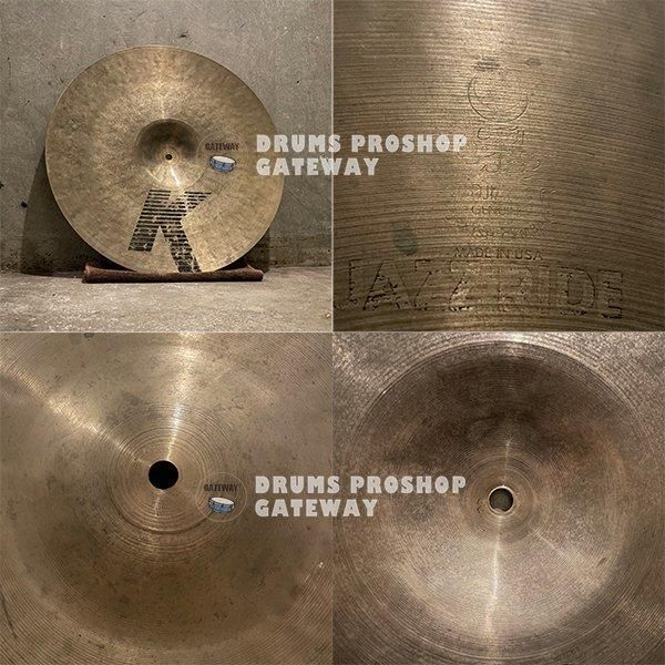 GATEWAY特選ビンテージ】ZILDJIAN / 80's K ZILDJIAN EAK JAZZ GATEWAY特選ビンテージ】ZILDJIAN / 80's K ZILDJIAN EAK JAZZ