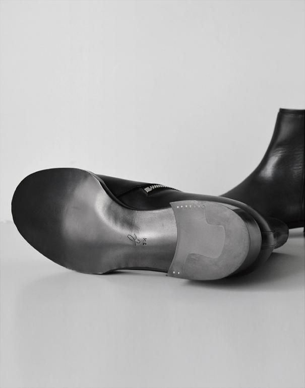forme side zip boots black Promenade limited model forme side zip boots black Promenade limited model
