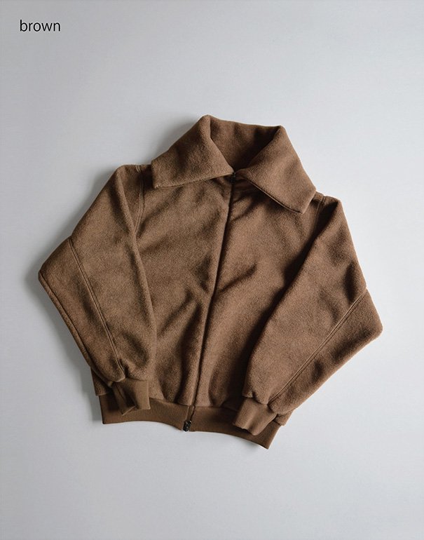 ALWEL fleece jacket brown