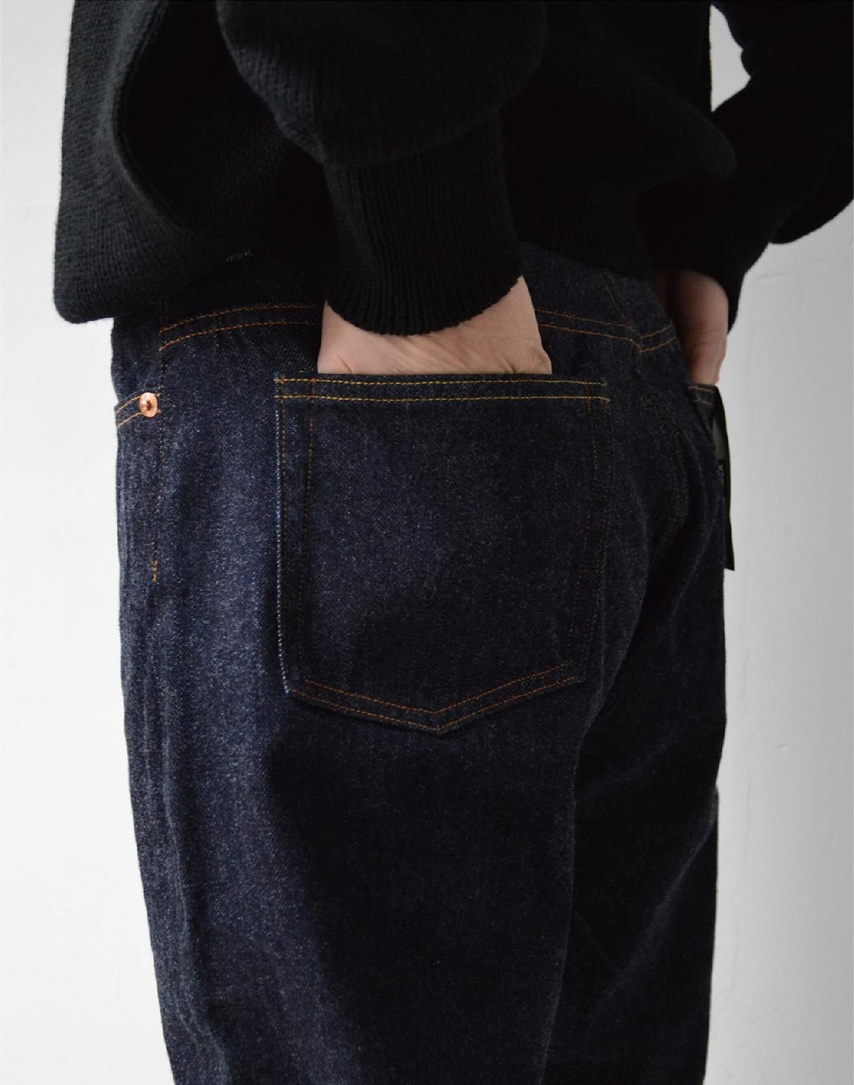 YAECA デニムパンツ ワイドテーパード 9-13W