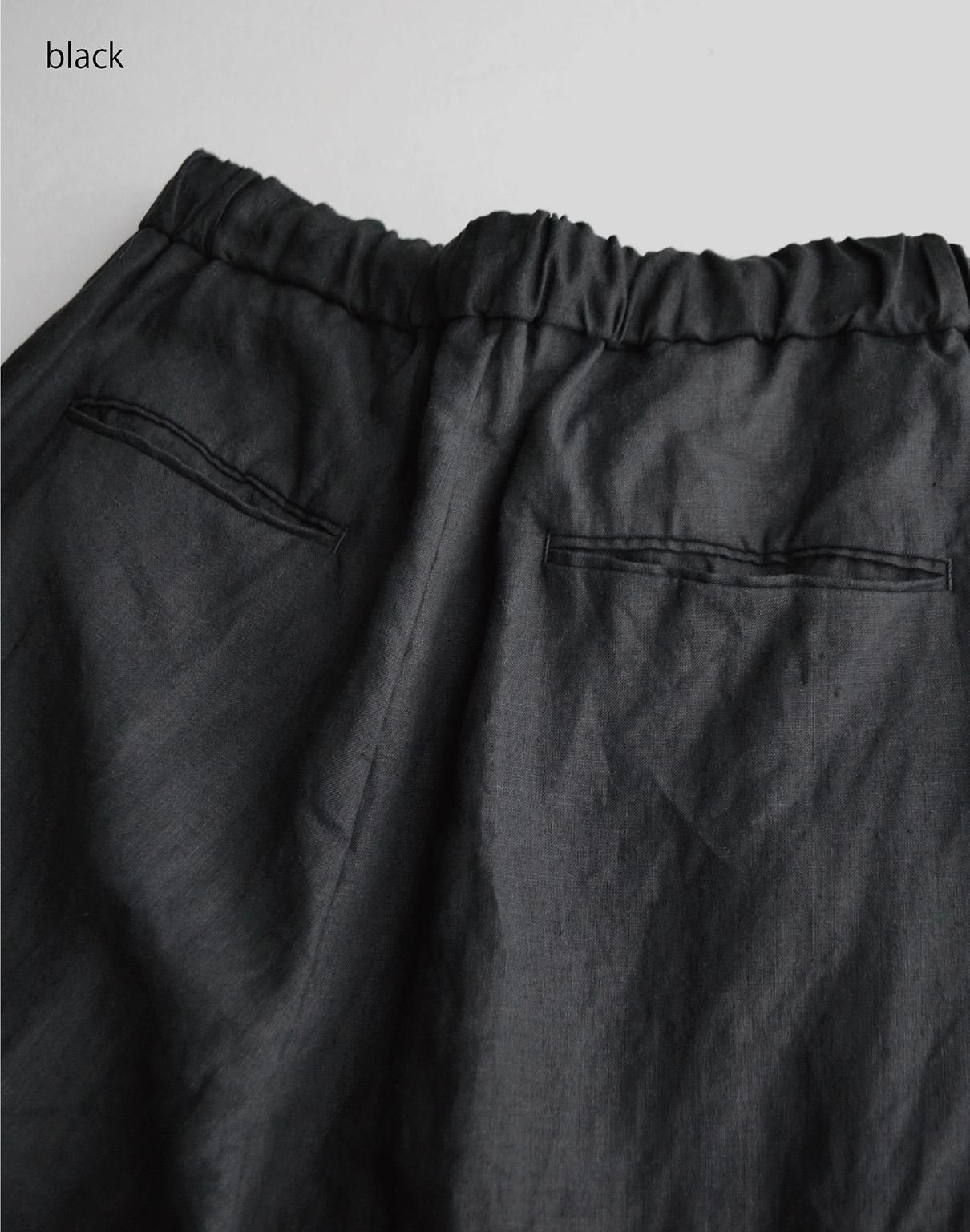 WIRROW linen cargo pants d.gray