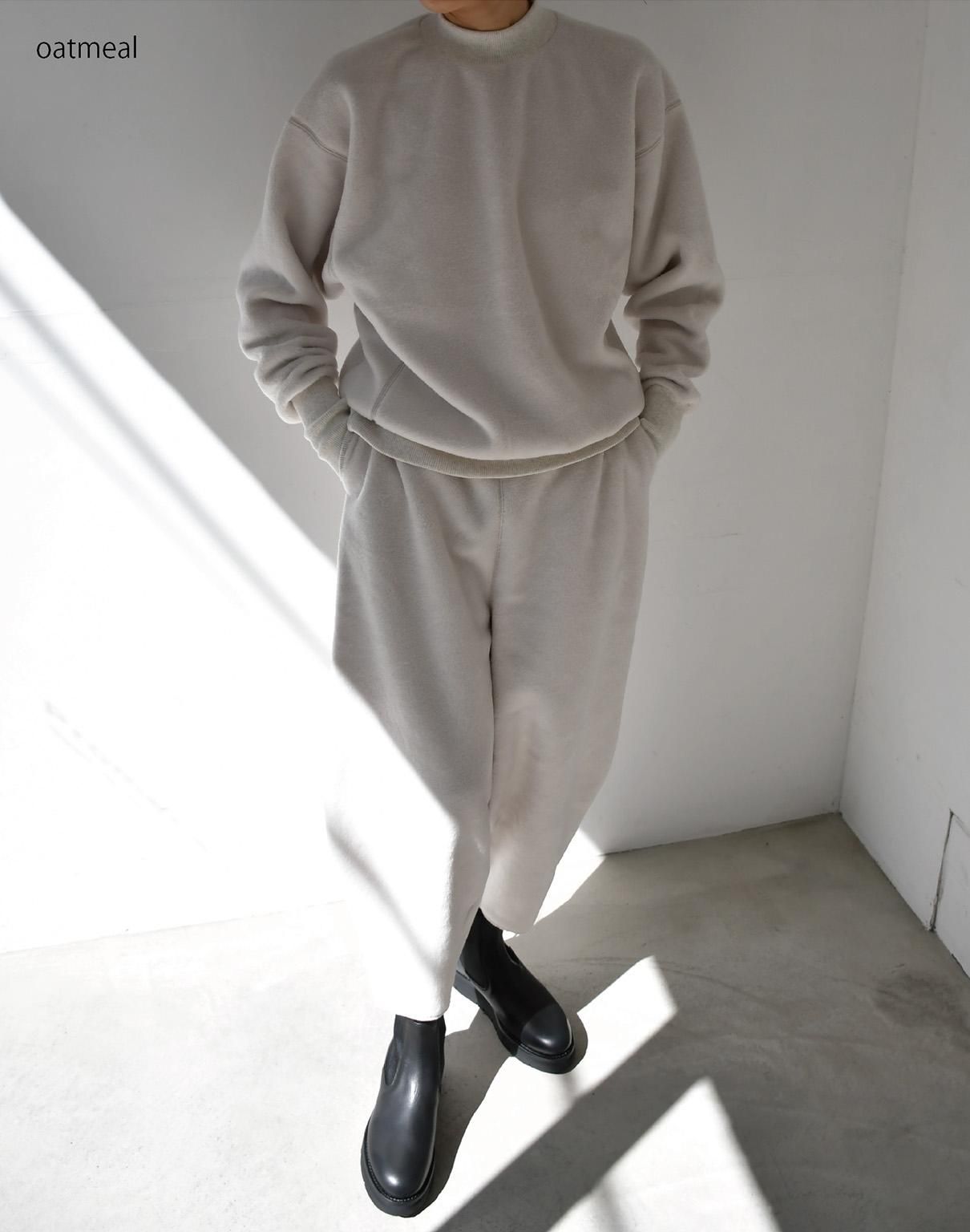 ALWEL fleece peg pants black