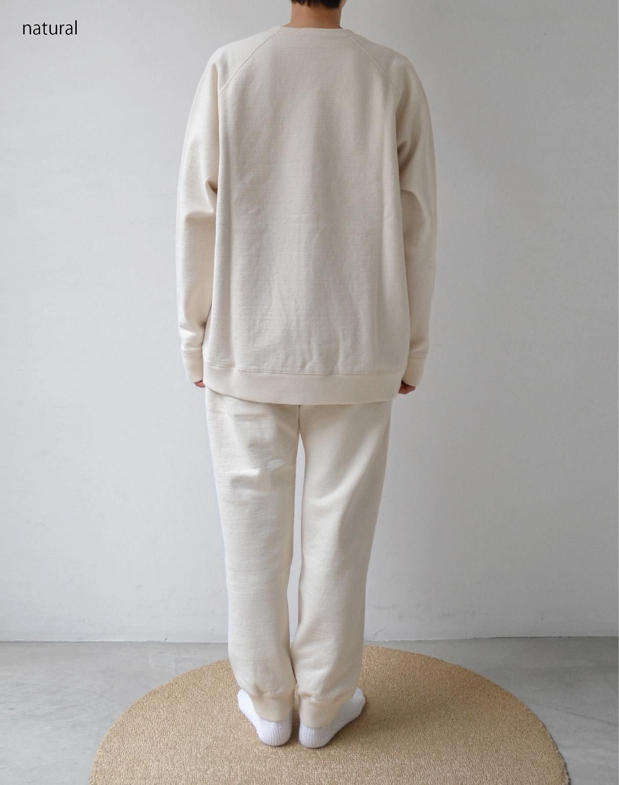 YAECA 空紡裏毛パンツL/S white
