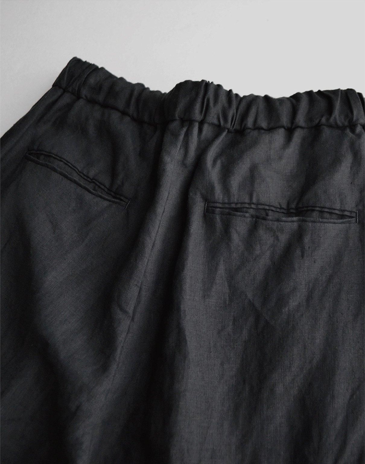 WIRROW linen cargo pants black WIRROW linen cargo pants black