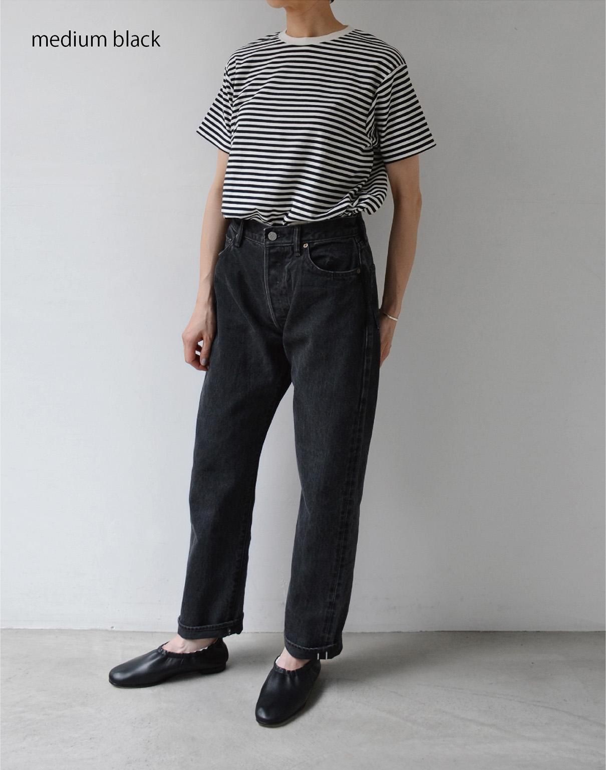 CIOTA ストレートデニム light blue damage