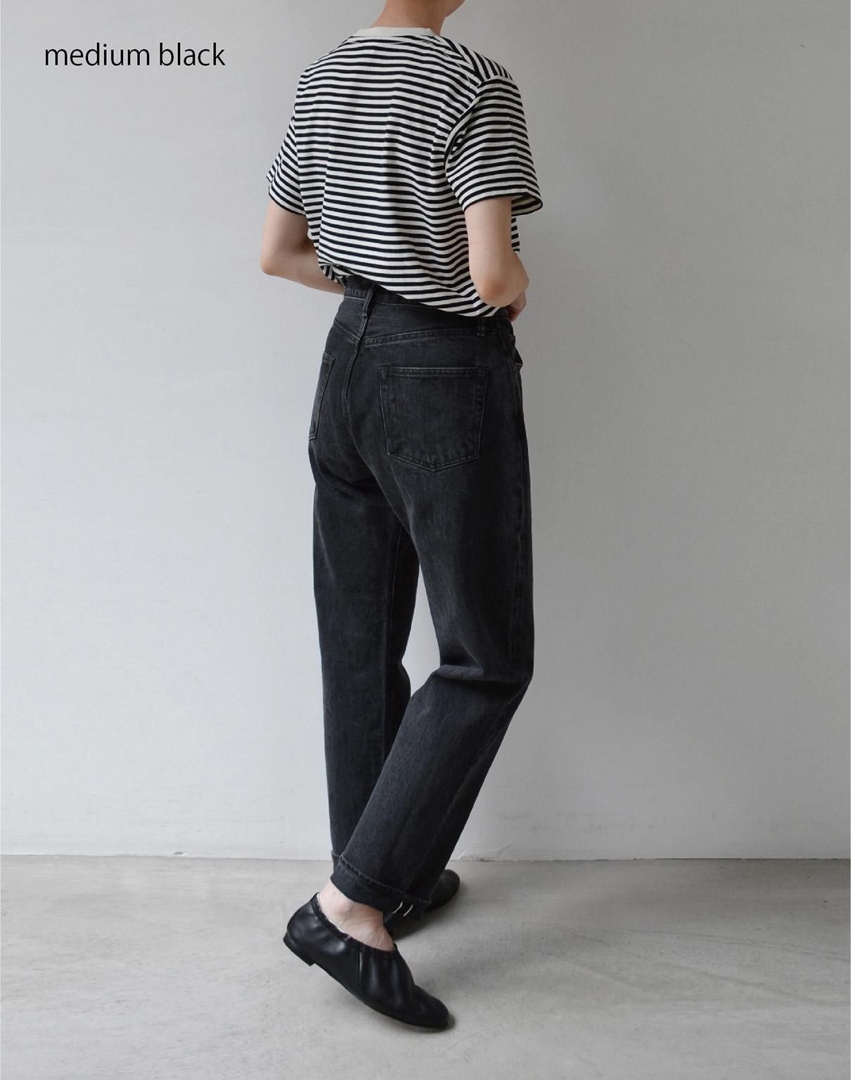 CIOTA ストレートデニム light blue damage CIOTA ストレートデニム light blue damage