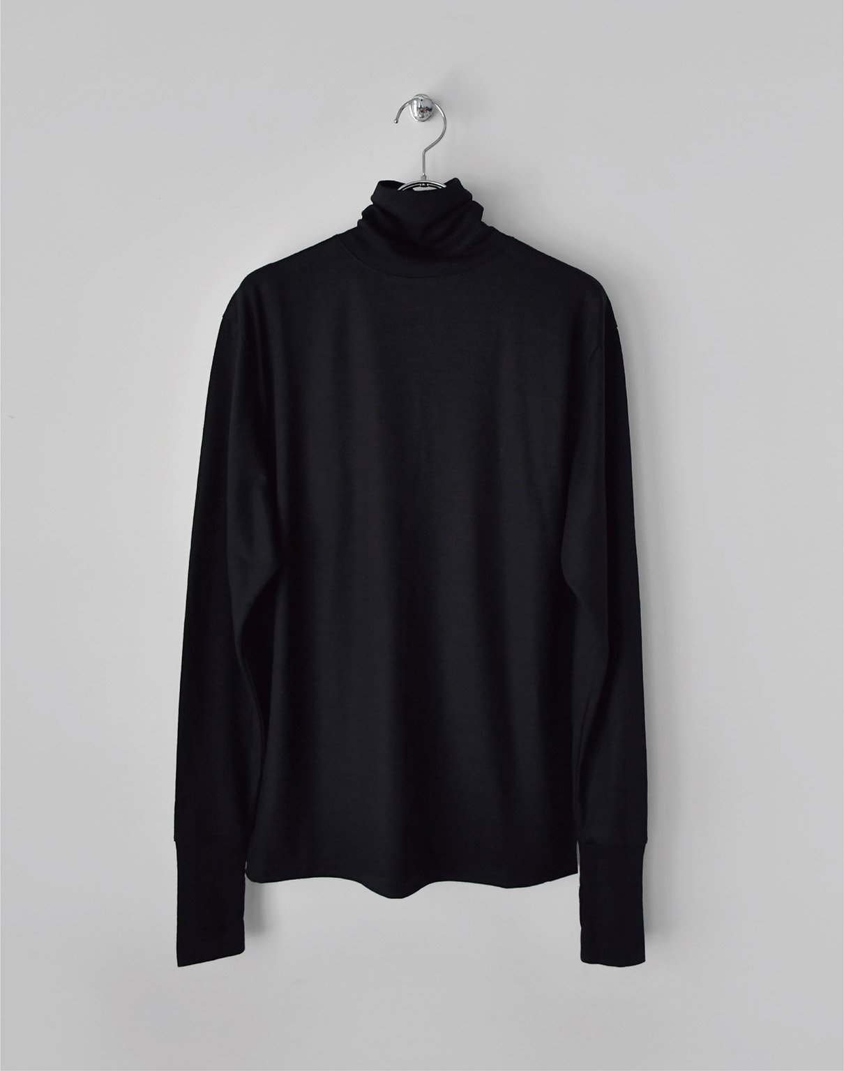 ALWEL wool turtle neck top black