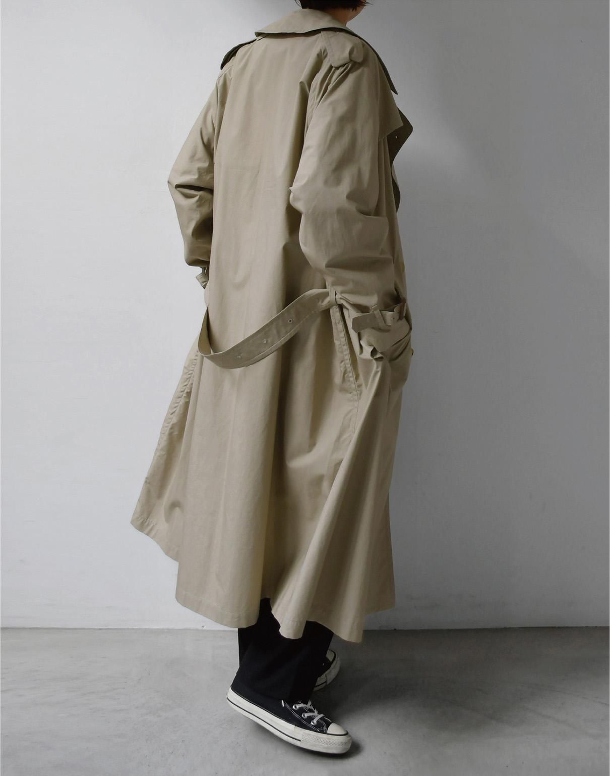 CIOTA タイプライター トレンチコート beige