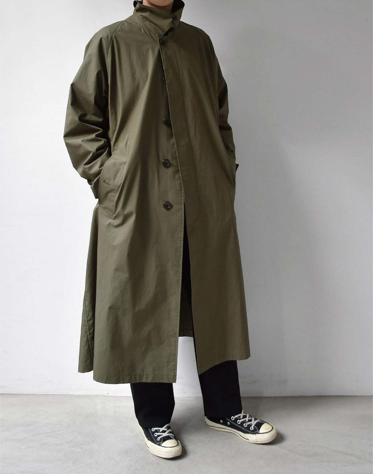 CIOTA タイプライター バルマカンコート olive CIOTA タイプライター バルマカンコート olive