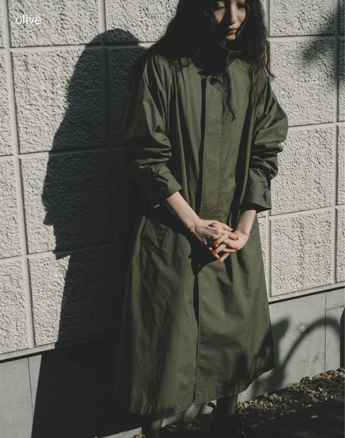 CIOTA タイプライター バルマカンコート olive CIOTA タイプライター バルマカンコート olive