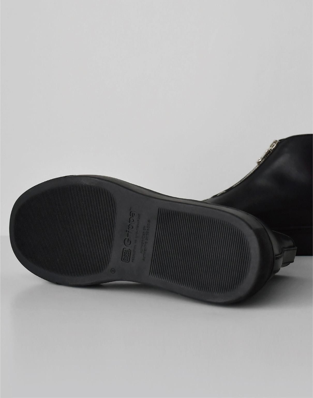 BEAUTIFUL SHOES ZIP UP SNEAKERS black