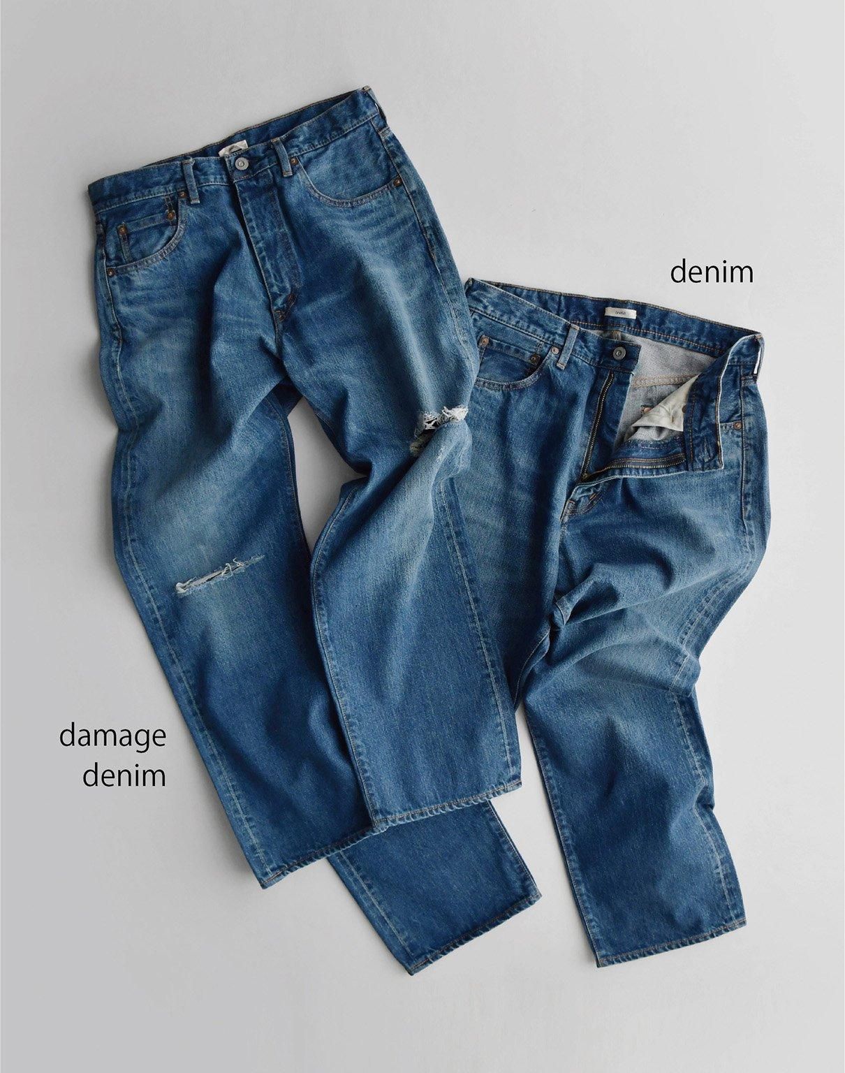 awasa 5pocket damage denim indigo awasa 5pocket damage denim indigo