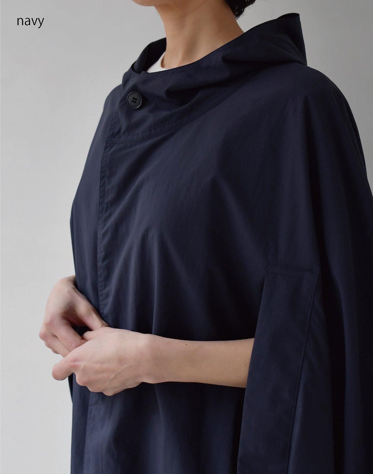 YAECA CONTEMPO ヤエカ**ほぼ新品**フーデッド レイン コート YAECA通販 ヤエカ取扱店 YAECA/NYLONフーデッドレインコート