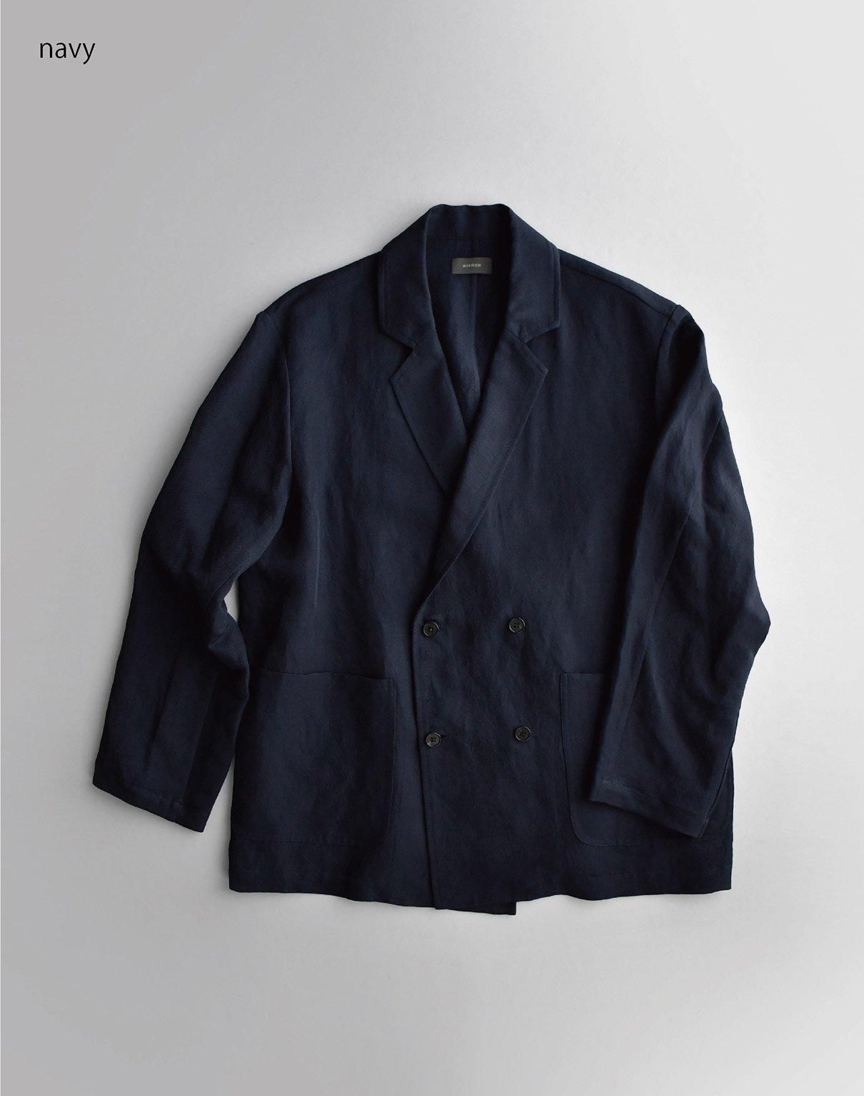 wirrow ウィロー ダブルブレステッドコート wirrow ダブルブレステッドコート