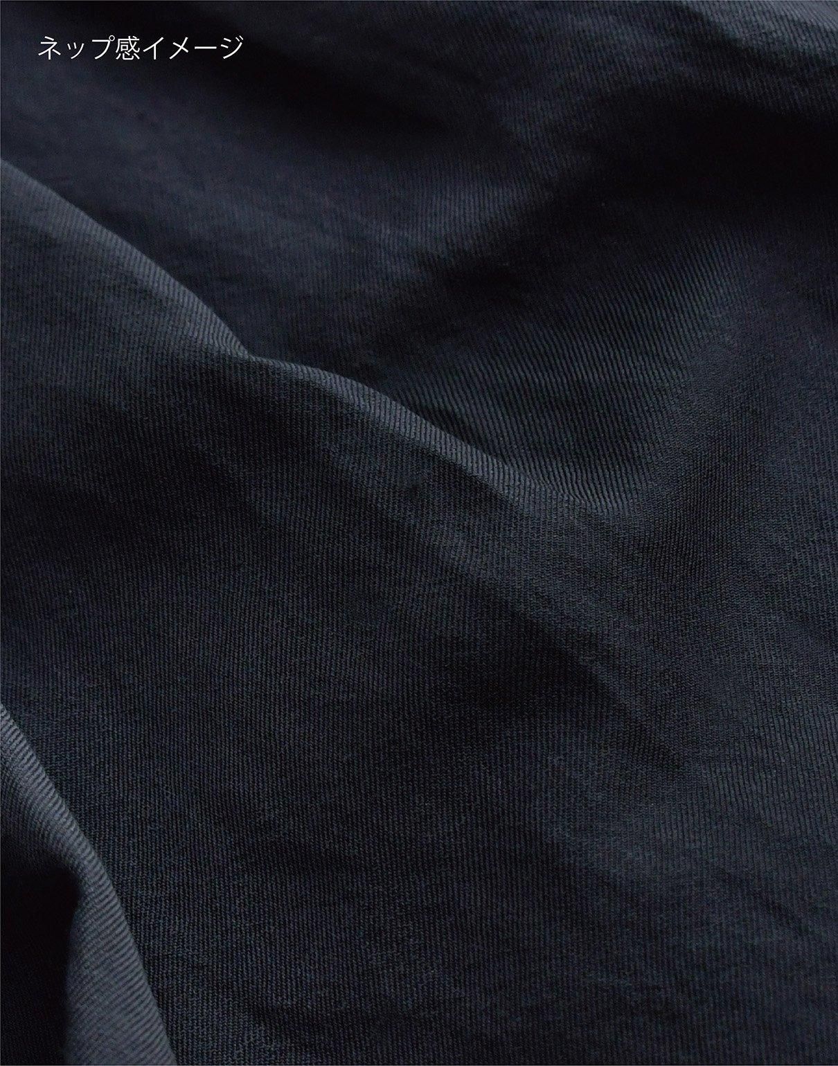 WIRROW linen rayon wrap skirt black WIRROW linen rayon wrap skirt black