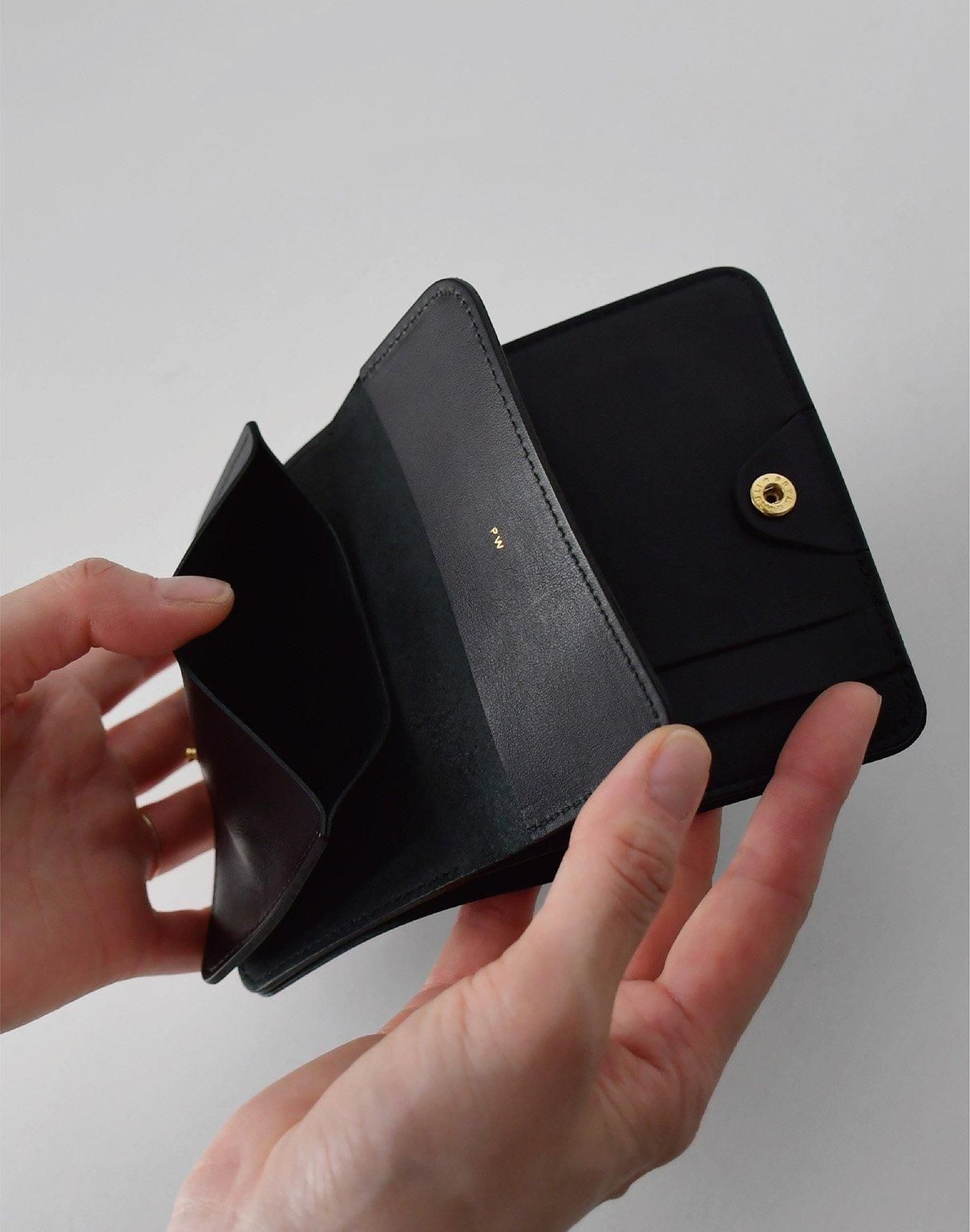 orme post wallet baby calf black orme post wallet baby calf black