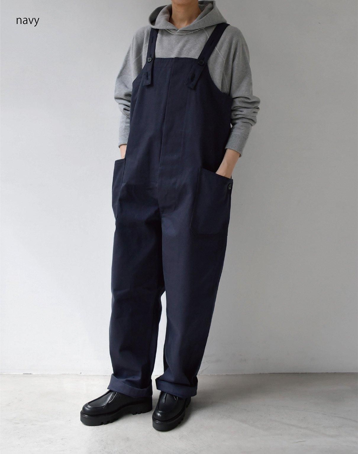 holk(ホーク) / deck overall (unisex) holk deck overall black