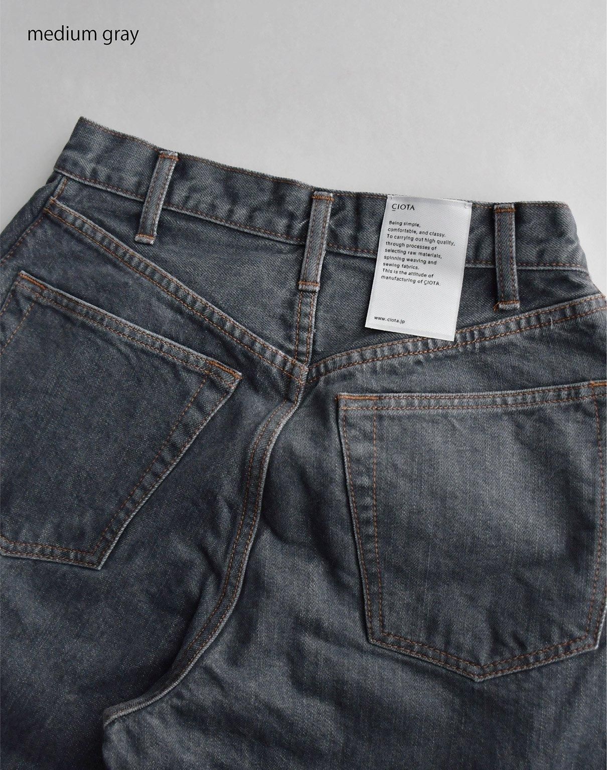 CIOTA バギーデニム medium black CIOTA バギーデニム medium black
