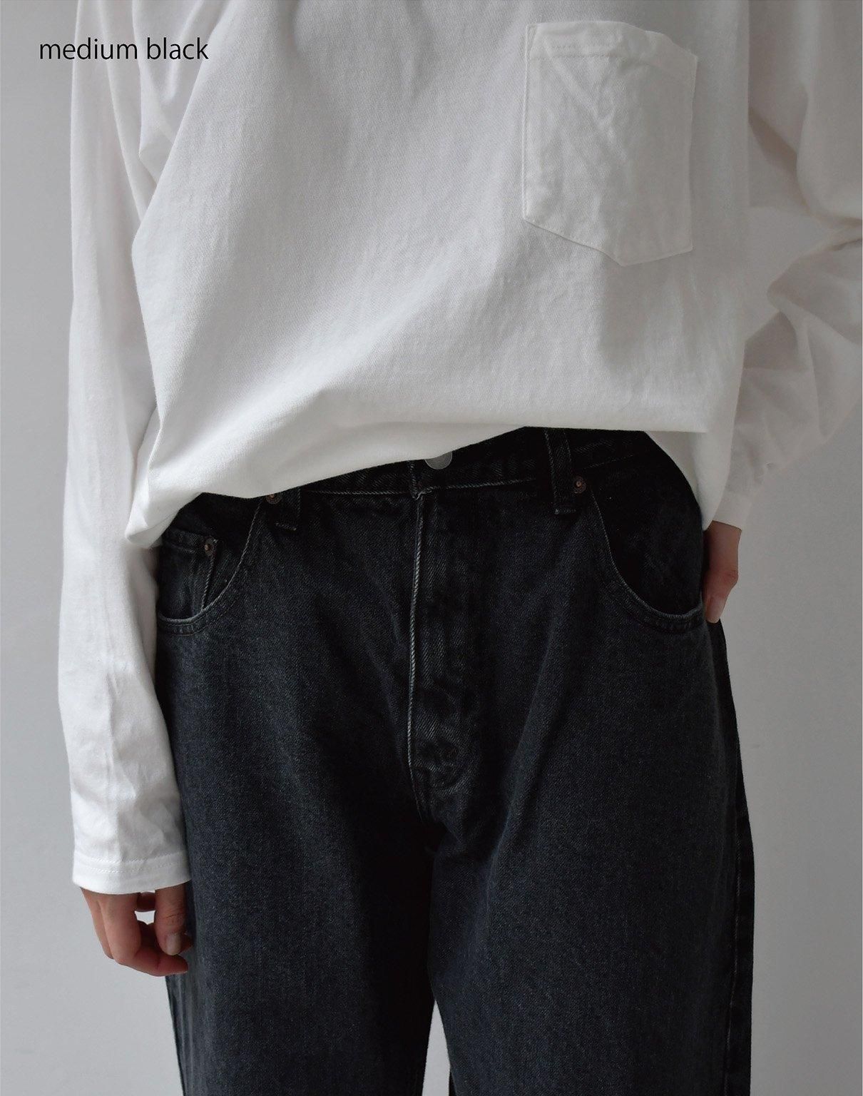 【新品未使用】CIOTA BAGGY DENIM / BK CIOTA＞ DENIM BAGGY BK/デニムパンツ（デニムパンツ）｜Steven