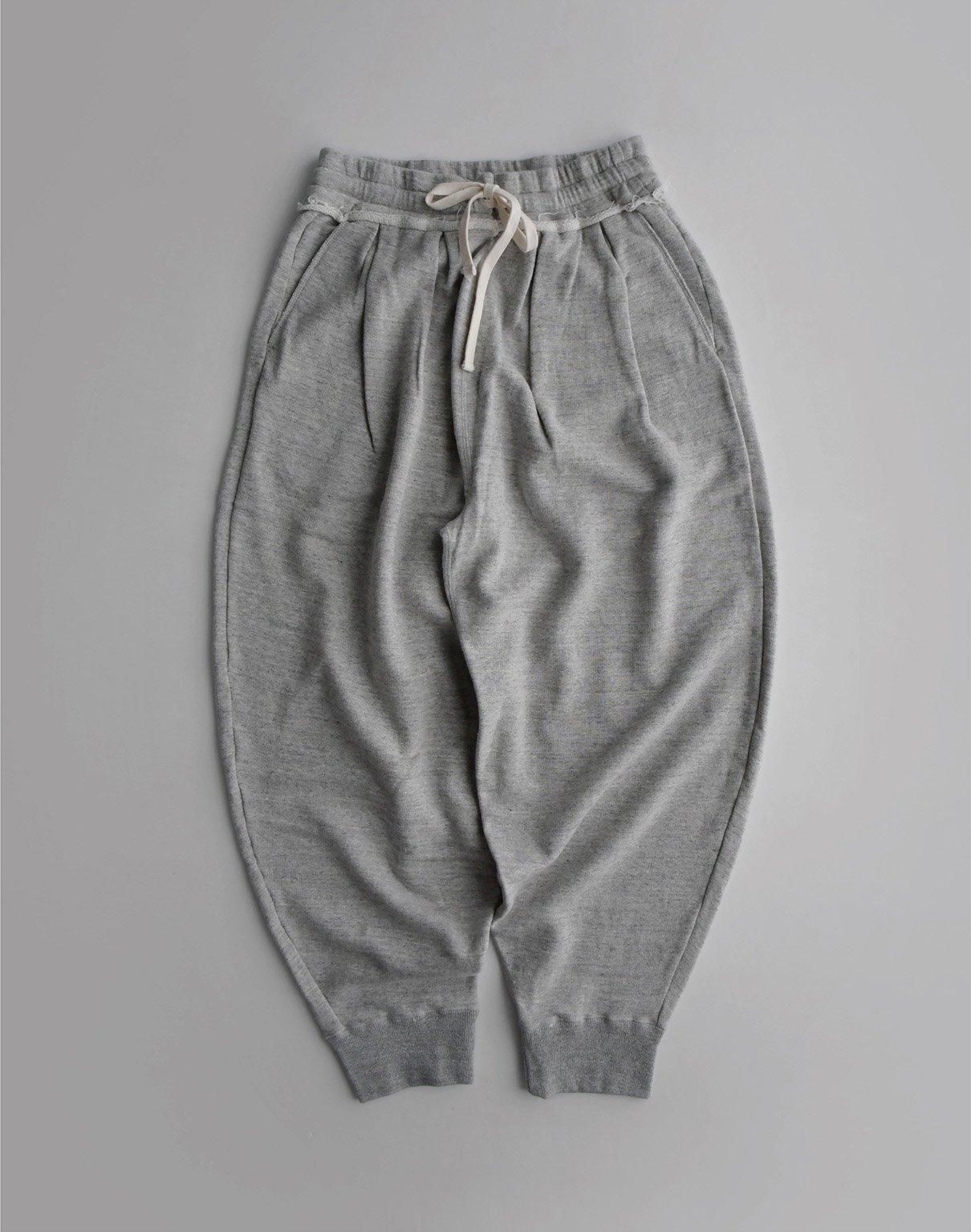 ALWEL オルウェル タックペグパンツ アイスグレー （ALWEL sweat