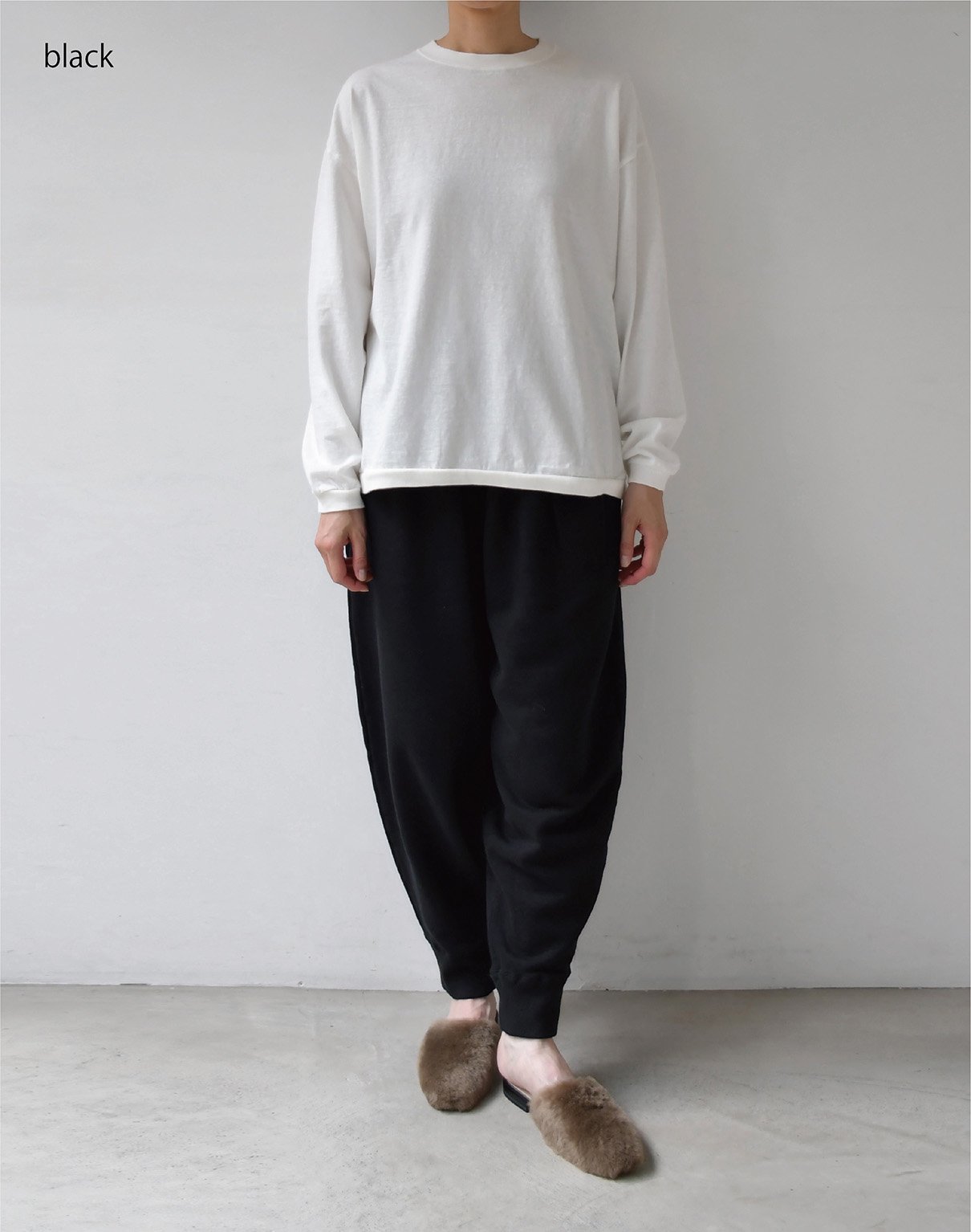 ALWEL sweat pants black