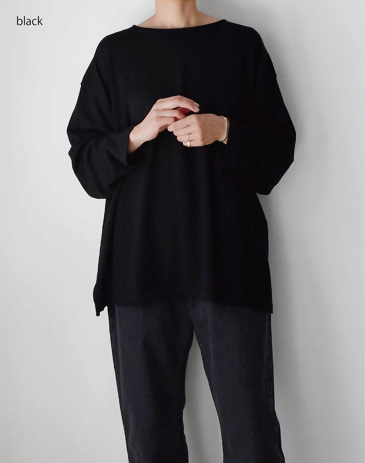 WIRROW boat neck knit pullover WIRROW boat neck knit pullover