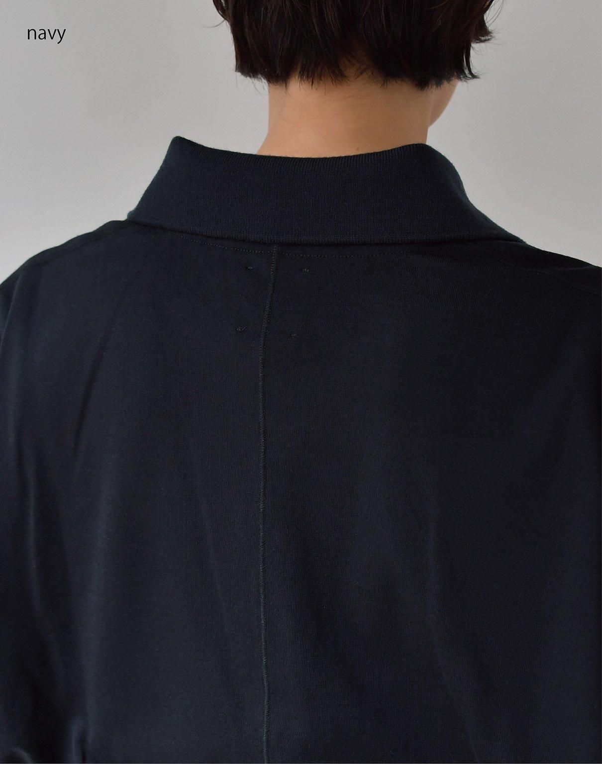 GGG dolman sleeve knit-polo black