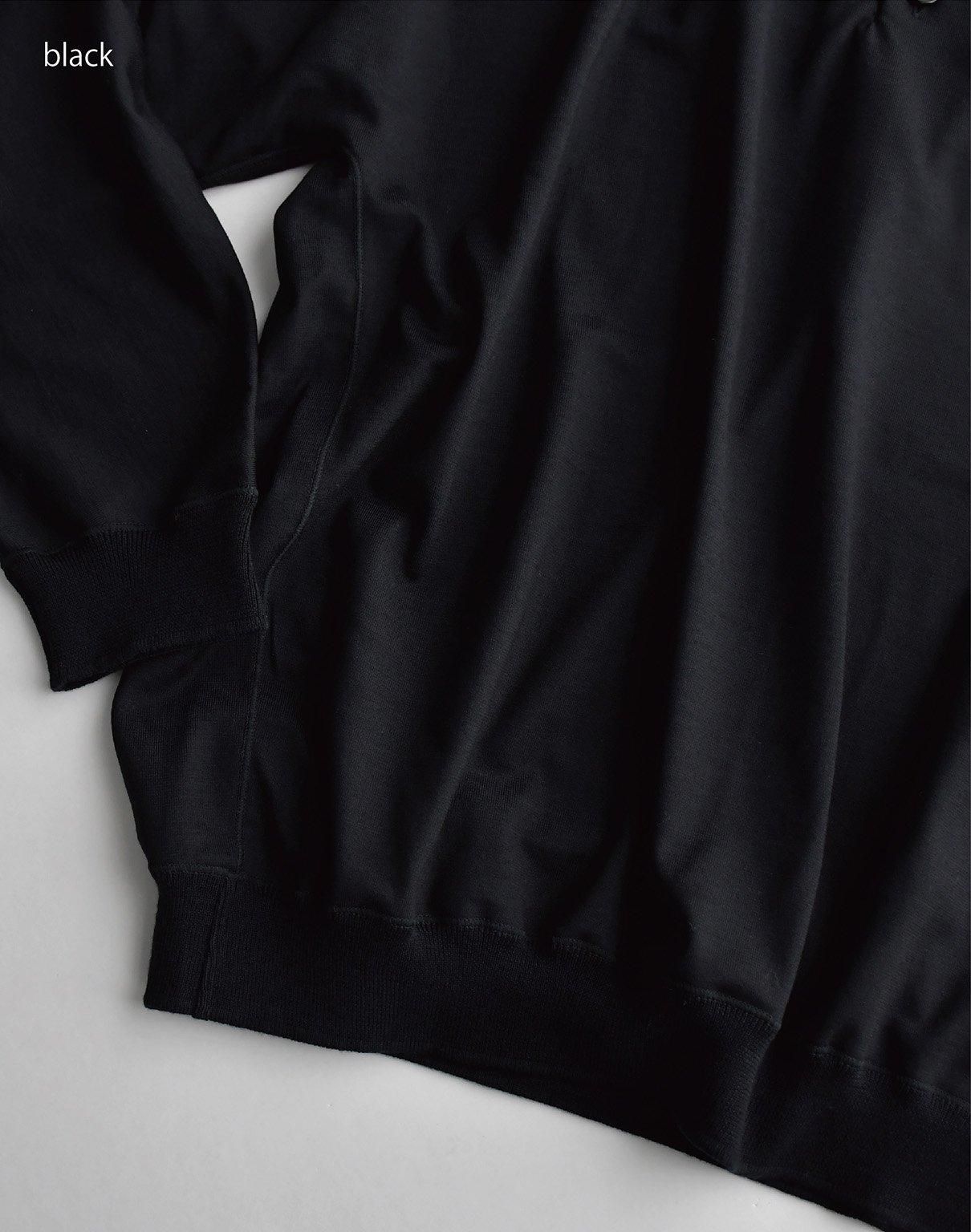 GGG dolman sleeve knit-polo navy