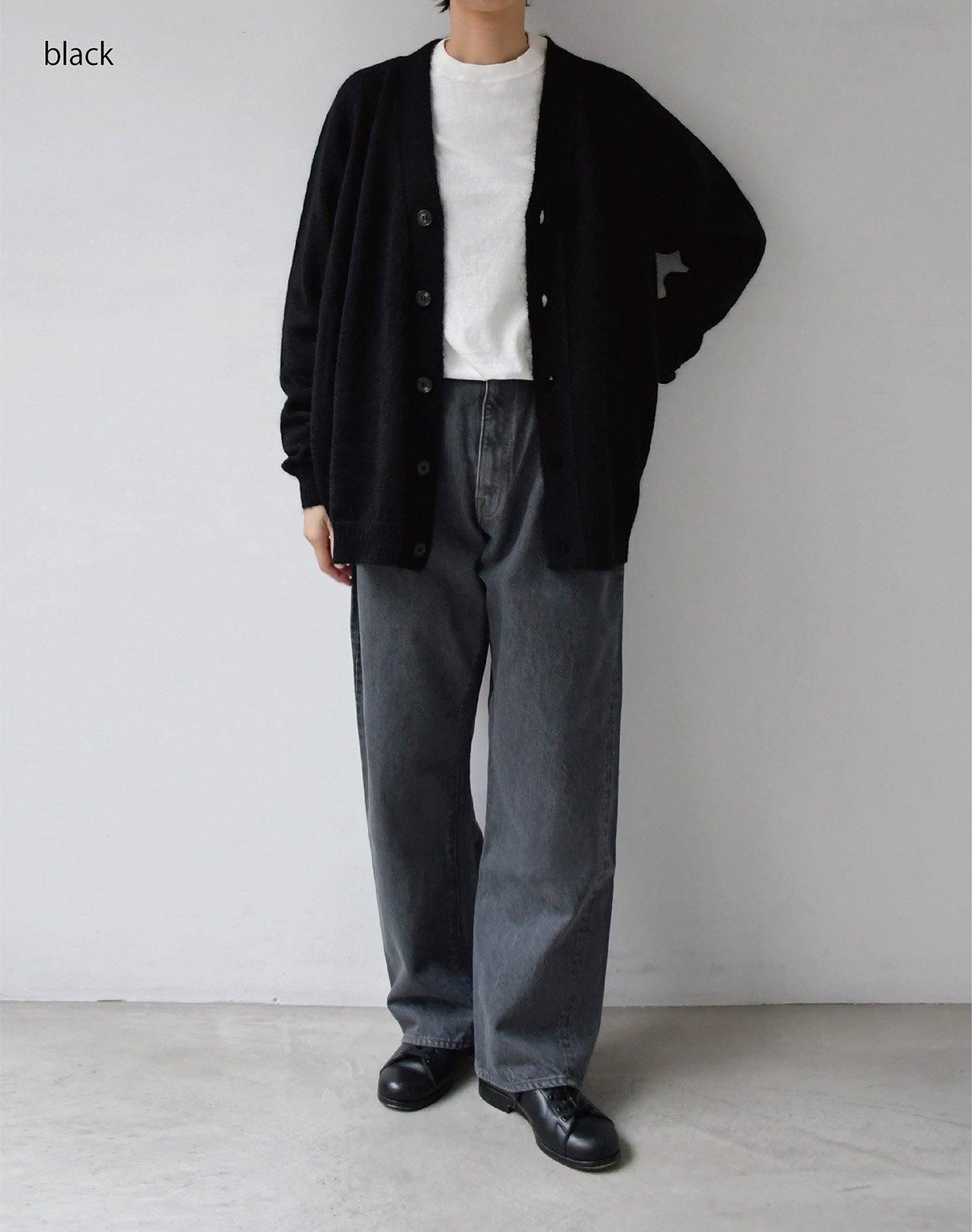 holk KID MOHAIR cardigan black