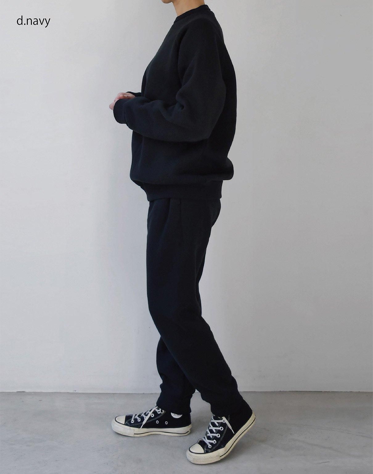 YAECA STOCK（ヤエカストック）裏起毛クルーネック