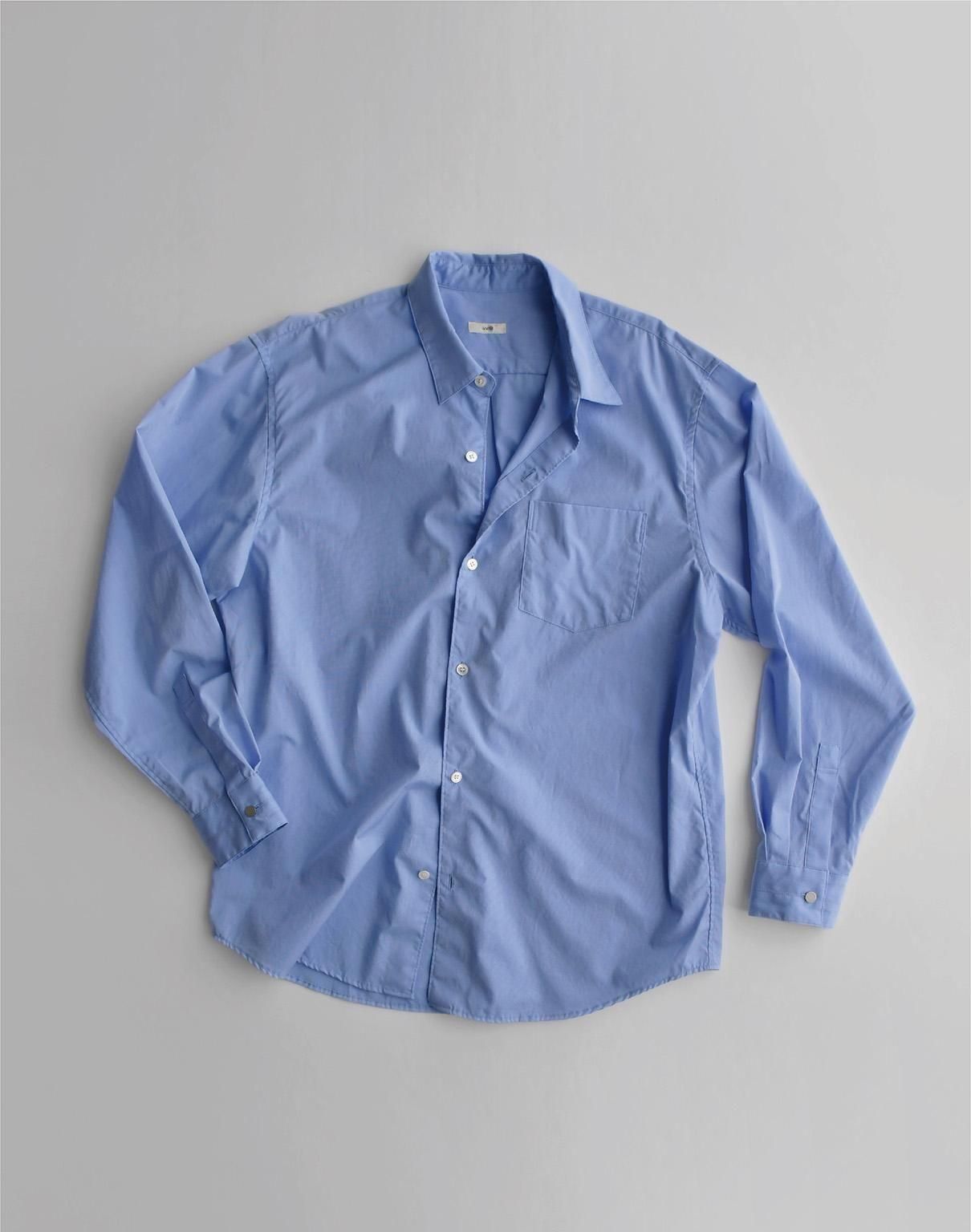 awasa regular collar shirt blue