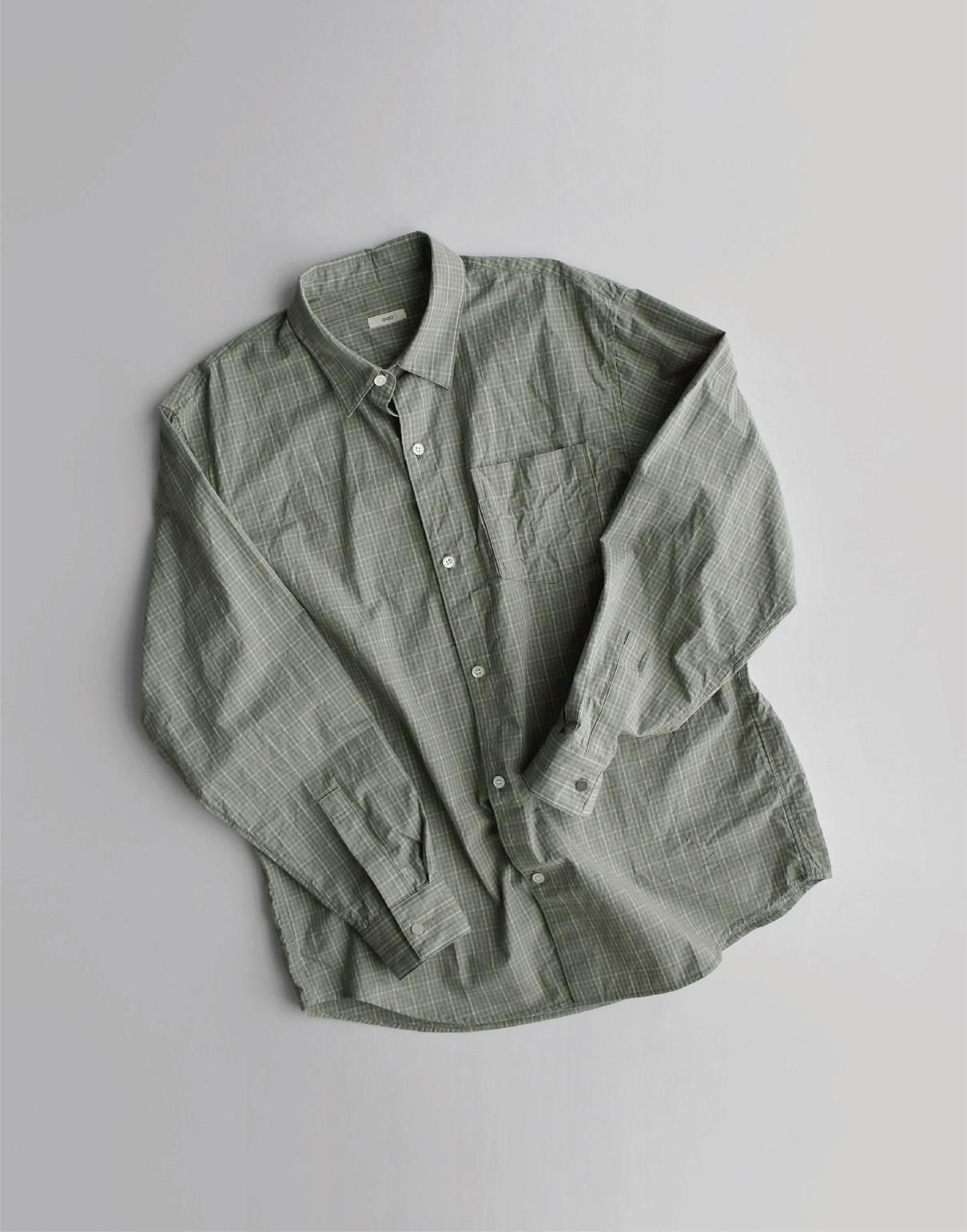 awasa regular collar shirt check