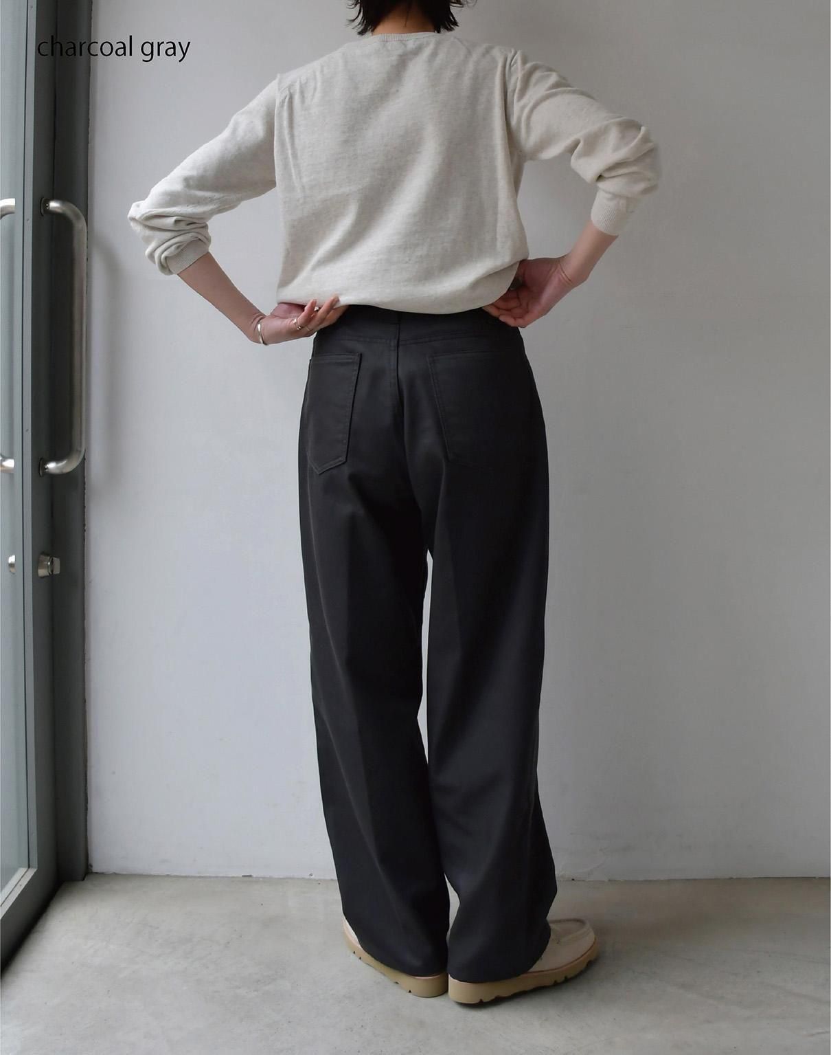 CIOTA 4ポケット バギーパンツ charcoal gray