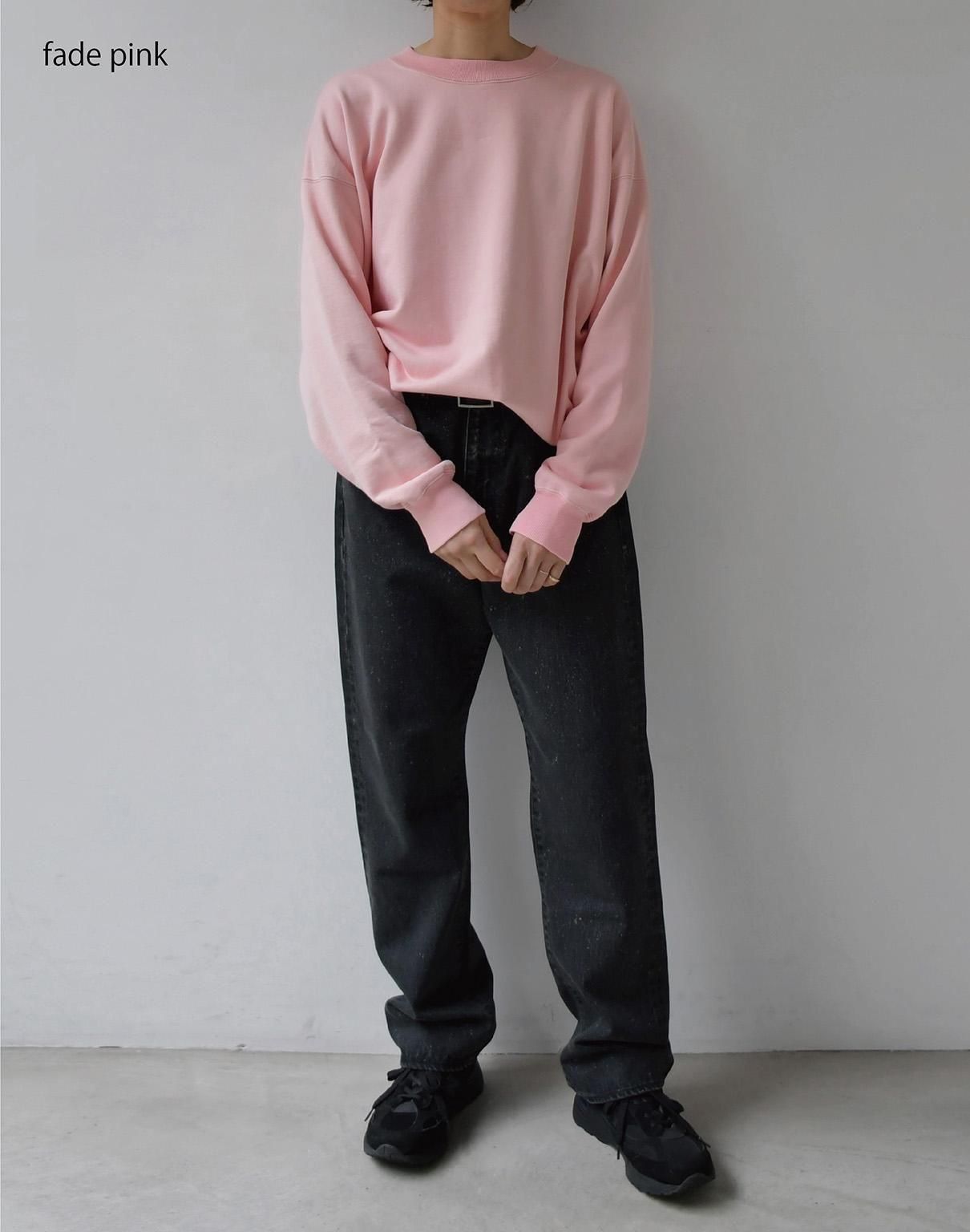 トップス awasa supima aging cotton sweat fadepink awasa supima cotton sweat