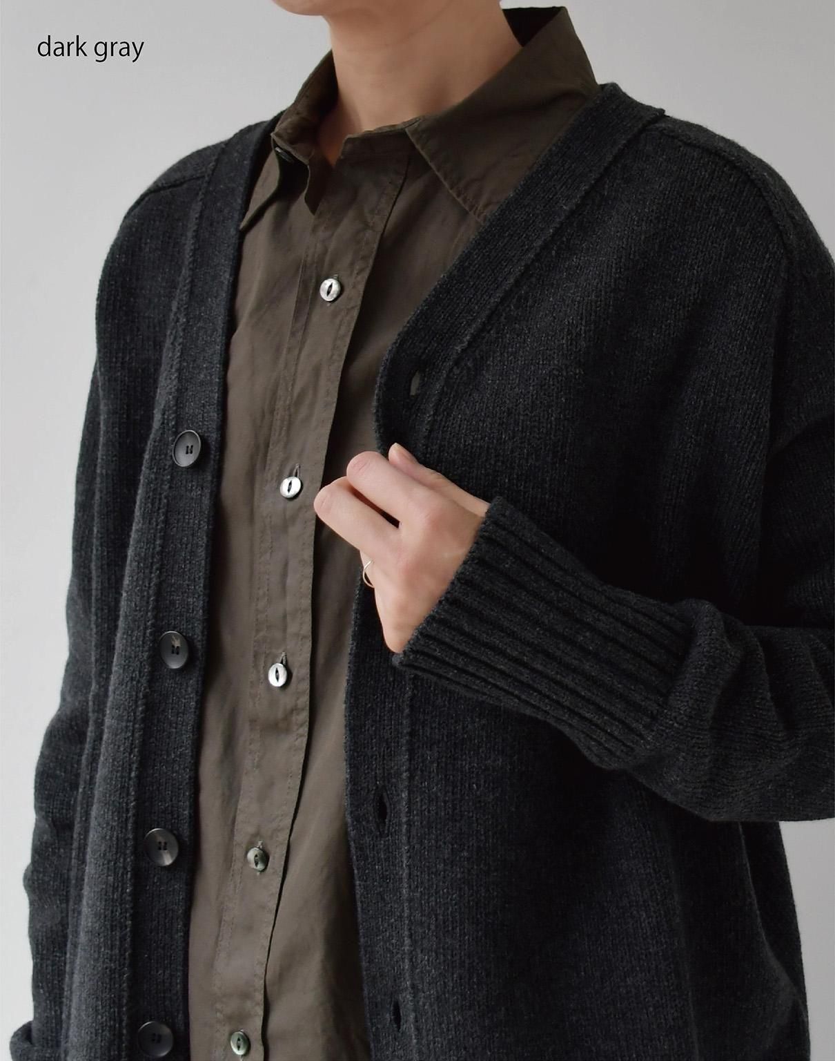 TORICI ヴィランVカーディガン black