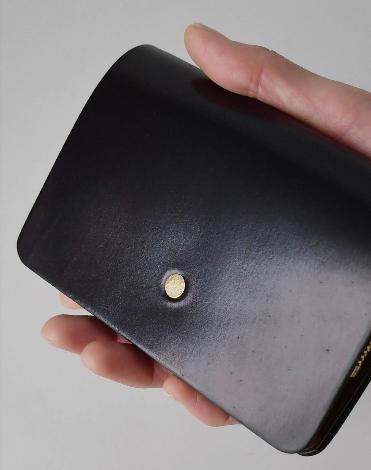 forme Hand wallet cordovan × DOUBLE black