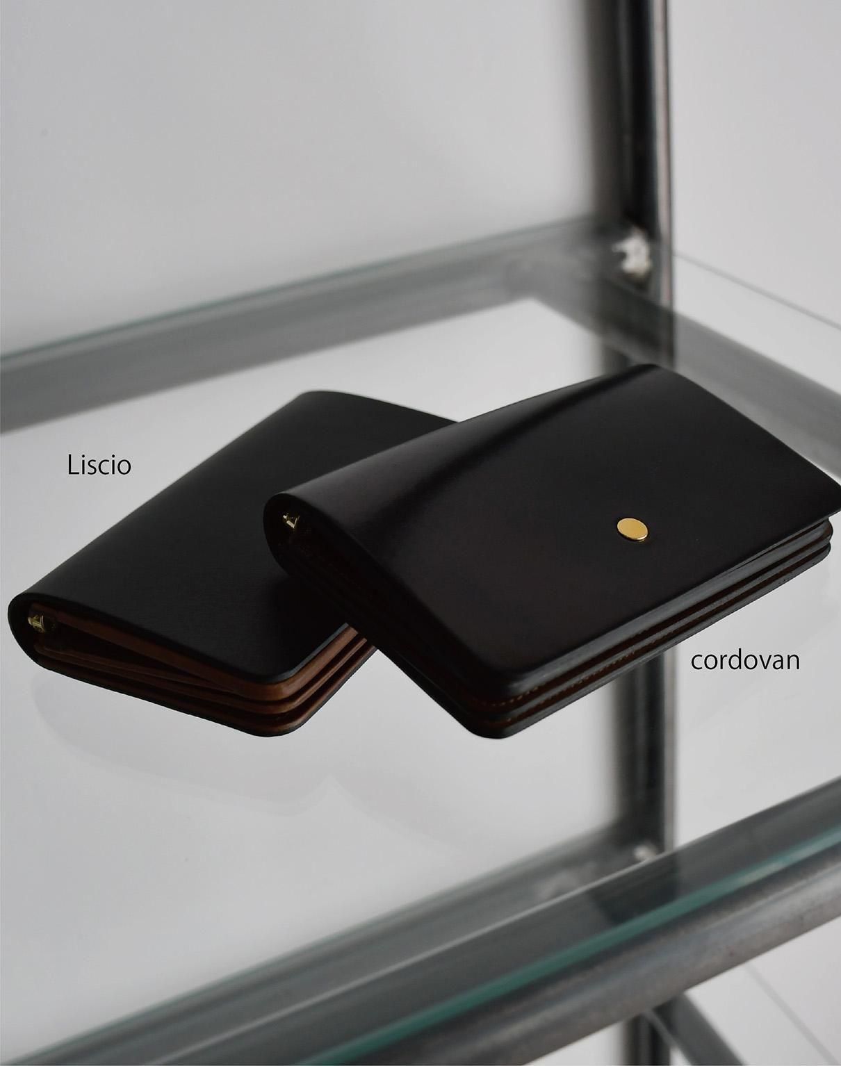 forme Hand wallet cordovan × DOUBLE black