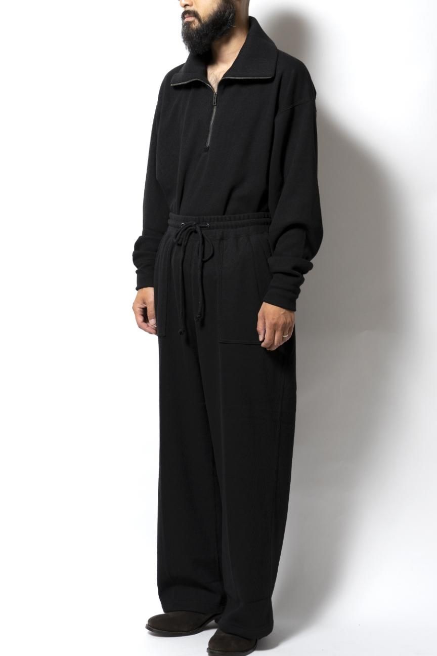 THERMAL EASY PANTS / BLACK - RAINMAKER KYOTO ONLINE