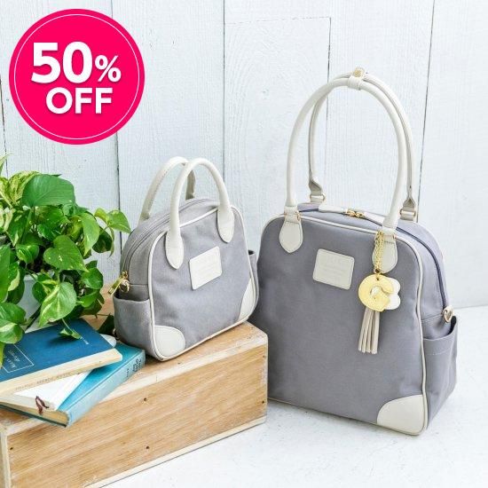 ガールズバッグ Girls Bag 通販 親子リンクコーデにピッタリ マザーズバッグ ちびバッグセット グレー ガールズバッグ Girls Bag 通販 親子リンクコーデにピッタリ マザーズバッグ ちびバッグセット グレー
