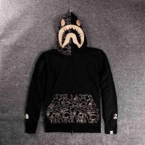 Bape Shark Head Gold Zip Hoodie Black Gold Lサイズ Rise Beat Clothing Bape Shark Head Gold Zip Hoodie Black Gold Lサイズ Rise Beat Clothing