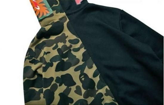 Bape Shark Head Camo Zip Hoodie Black Camo Xl Rise Beat Clothing Bape Shark Head Camo Zip Hoodie Black Camo Xl Rise Beat Clothing